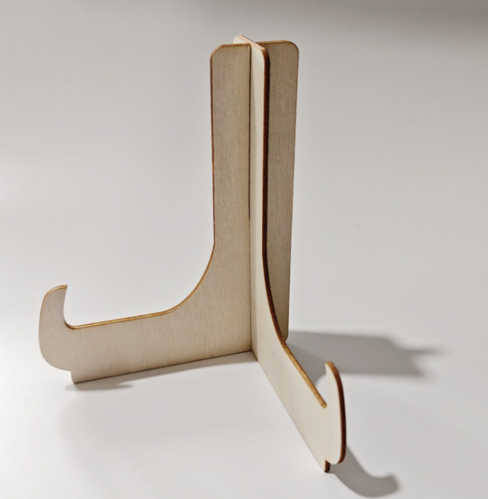 Hello World” Birth Announcement Plaque + Stand